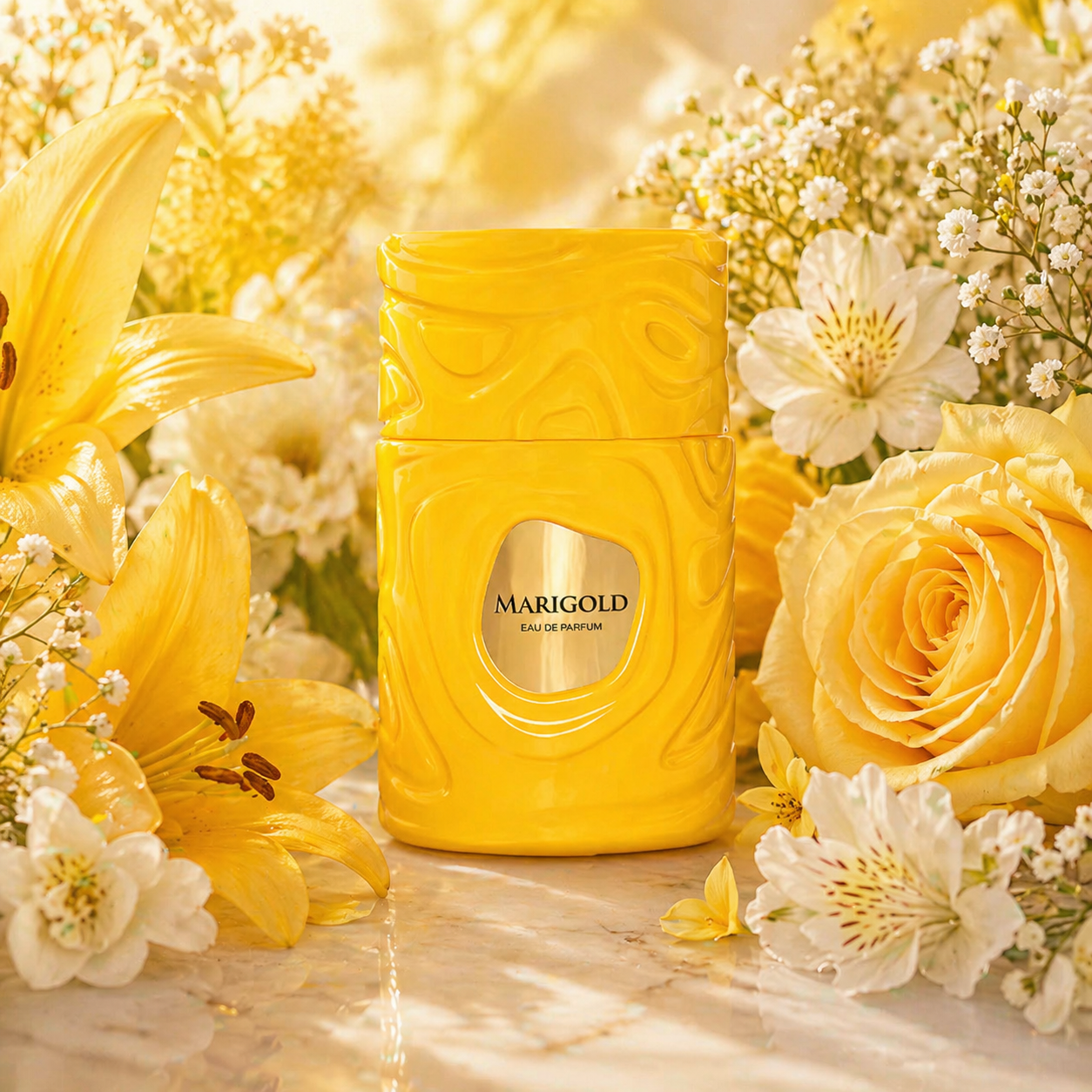 Le Bonheur Marigold Perfume Eau De Parfum for Women - Elegant Floral Fragrance